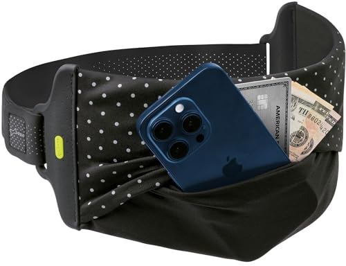 Bone Laufgürtel für Handy, Hautfreundliche Hüfttaschen für Running, Verstellbare Lauftasche Jogging, Running Belt zum Joggen Sport Fitness Reisen, Kompatibel mit iPhone 4-7,2 Zoll Smartphone (XL)