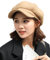 Idopy Damen Retro Peaked Ivy Newsboy Paperboy Baker Boy Beanie Gatsby Cabbie Painter Cap Hüte, beige, Einheitsgröße