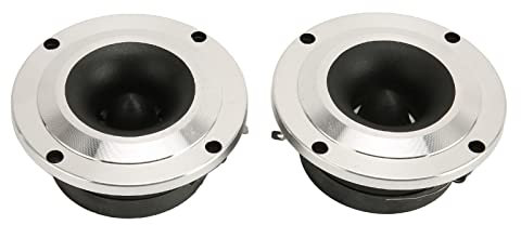 ASHATA Auto-Hochtöner, 150 W, 2 Stück, Ersatz-Lautsprecher, hohe Empfindlichkeit, Hochfrequenzreaktion, silberfarben