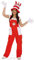 narrenwelt Kostüm Latzhose Köln rot mit Köln Wappen Latzehose Gr. L Karneval Motto Party Unisex