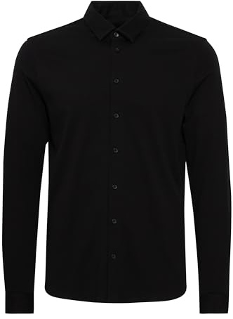 CASUAL FRIDAY - CFArthur LS BU Jersey Shirt - Shirt - 20504841, Größe:L, Farbe:Black Beauty (193911)