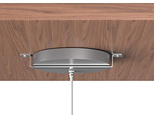 kalb | 12VDC QI Unterbau und Einbau Ladegerät grau Ladedistanz 3-18 mm Smart Wireless mit Netzteil 30Watt 12Volt