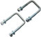 2x M12 U-Bolzen, Bügelschraube verzinkt, (LW82 x LH115 mm)