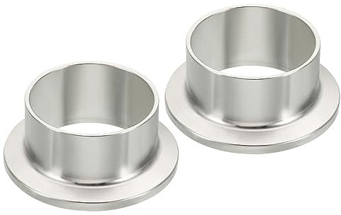 PATIKIL 304 Inox Acier Tuyau Raccord, 38mm(1.5inch) OD TC Embouts Tube Soudure Tri Colliers Ferrule pour Plomberie Réfrigération Alimentaire Vineux Laiterie Industrie 2pcs