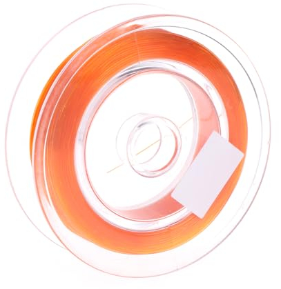 Fliegenschnur-Unterstützung, geflochten, sinkend, abriebfest, super leicht, ideal für die Schaffung einer schwimmenden Halskette, am besten gesichert durch Verknoten und Hinzufügen eines kleinen