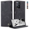 Coque pour Xiaomi Redmi Note 11 Pro 4G/Note 11 Pro 5G/ Note 12 Pro 4G, Etui Protection Housse Premium en Cuir PU,Etui à Rabat Pochette de Portefeuille Étui pour Redmi Note 11 Pro 5G/4G - Noir