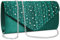 BBjinronjy Clutch-Geldbörsen für Damen, Abendtasche, formelle Strass-Handtaschen für Hochzeit, Party, Cocktail, Abschlussball, Abendessen, Grün