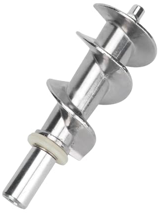 Meat Grinder Screw, Stainless Steel Meat Mincer Screw, Stainless Steel Meat Grinder Screw Replacement for Electrical Meat Grinder, Home Kitchen Sausages Meat Grinder Fittin