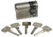ABUS MAGTEC 2500 Halbzylinder 10|30 | Magnet-Technologie | Höchster Kopierschutz | Pickingschutz Bohrschutz Ziehschutz | Patentschutz bis 2038 | 5 Schlüssel + Sicherungskarte | Einzelschließend