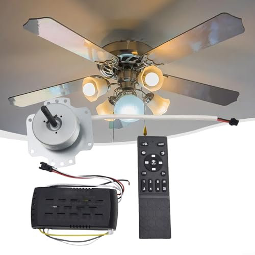 Ceiling Fan Controller, Ceiling Fan Lamp Remote Controller Receiver, 18-70W Fan Lamp Controller Switch, Intelligent Fan Lamp Controller ﻿(18-40w)