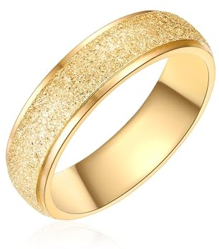 Eastside Damen Ring aus Edelstahl - Edelstahlring gelbgold Bandring
