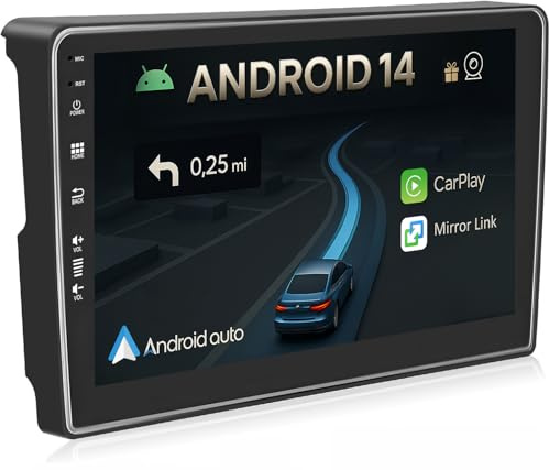 9” Android 14 2 Din Autoradio per Citroen Berlingo 2015-2018-[Integrato Wireless CarPlay | Android auto | Mirror Link | GPS Sat Nav | Bluetooth 5.0 | WiFi | 4G | SWC]+CAM Incluso