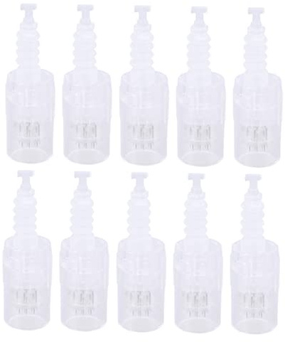 DECOMELODY 10piezas Derma Pen Unidades Agujas Micro Nano Eliminar y Estrías De Estrechas