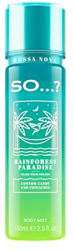 So…? Bossa Nova Rainforest Paradise Body Mist Fragrance Spray da donna, 150 ml