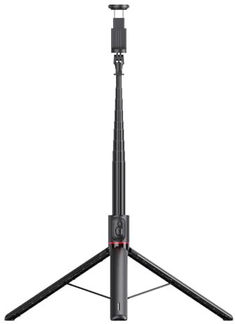 Andoer Selfie Stick Stativ, 68,9 Zoll Handy Ständer, Ausziehbar All-in-1 Stativ Handy Einbeinstativ mit Kabelloser Fernbedienung für YouTube Tiktok Videodreh