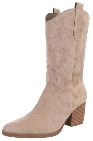 Ital Design Damenschuhe Stiefel Western- & Bikerstiefel