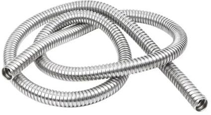 Edelstahl Wellrohr 3 Meter langer, gewellter, flexibler Schutzschlauch aus Edelstahl 304, 4-20 mm Innendurchmesser, Wellrohr Geschlitzt Kabelschutz(4mm)