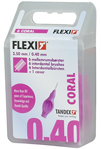 Tandex Flexi Interdentalbürsten pink microfine, 6 Stück
