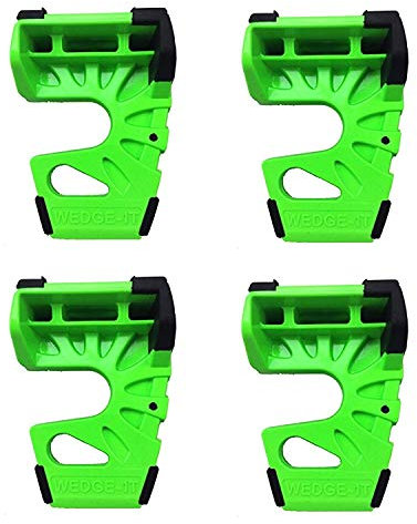 Wedge-It - The Ultimate Door Stop - Lime Green (4 PACK)