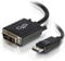 C2G 3M DisplayPort Male to Single Link DVI-D Male Computer Monitor Adapter Cable Black