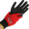 ASATEX Feinstrickhandschuh mit Mikroschaum-Beschichtung CONDOR-T, rot, Gr. 9 (12 Paar)