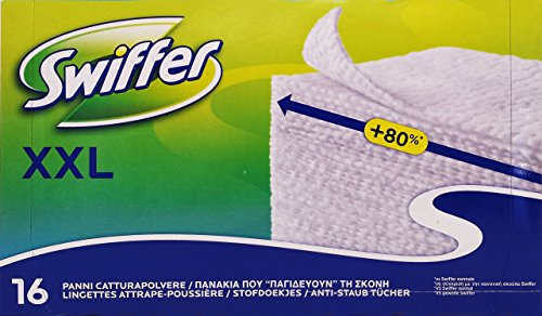 Swiffer Lot de 6 chiffons anti-poussière, recharge maxi 16 pièces