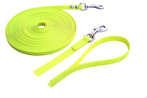 MJH BioThane Leine 1m lang/16mm breit neon gelb ohne HS
