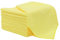 ZOLLNER 10 bayetas de Limpieza de Microfibra Grandes, 40x40 cm, Amarillo