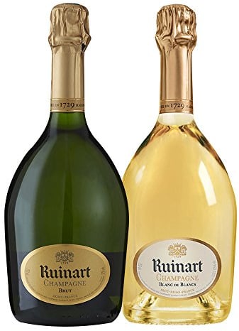 Champagne - Lot Prestige Duo Ruinart R Brut - Blanc de Blancs - 2x75cl