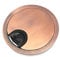 PRIOstahl® Kabeldurchlass Kabeldurchführung Kabelauslass Metall / Ø68mm Kupfer - gebürstet (Optik) / Bürstenverschluss