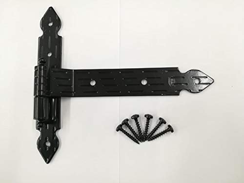 Tecnostamp Cerniera a Bandella Diritta Zanca mm.300 Nero Acciaio Inossidabile o Ferro