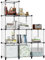 HOMIDEC Bookcase, 9 Cube Storage Unit Book shelf, Storage Cubes Multi-Use DIY Storage Shelves for Books, Storage Boxes, Clothes, Crochet Yarn, Toys