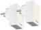 revolt Usb Ladeports: 2er-Set kompakte 3-Port-USB-Wandnetzteile mit Smart-Power-Technologie (Netzstecker, Mehrfach Usb Ladegerät, Handy Ladestation)