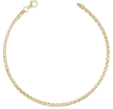 Bracelet Or 18 Carats 750/00 Maille Palmier Jaune - Femme