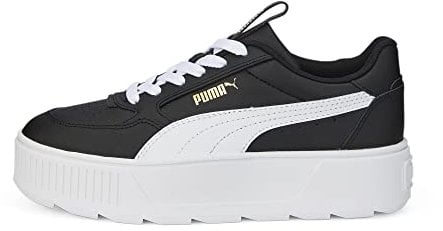 PUMA Damen Karmen Rebelle Tennisschuhe, Black White, 40.5 EU