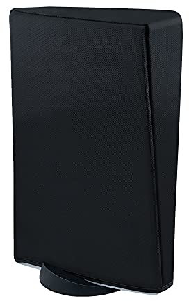 Tolesum Funda Protectora para PS5, Cubierta Antipolvo para PS5 Edición Digital / Consolas Ultra HD –No para PS5 Slim/Pro- Negro