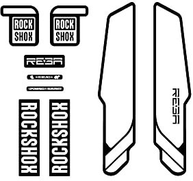 Rock Shox Reba 2014 Fork Bike Compatible Stickers 29''