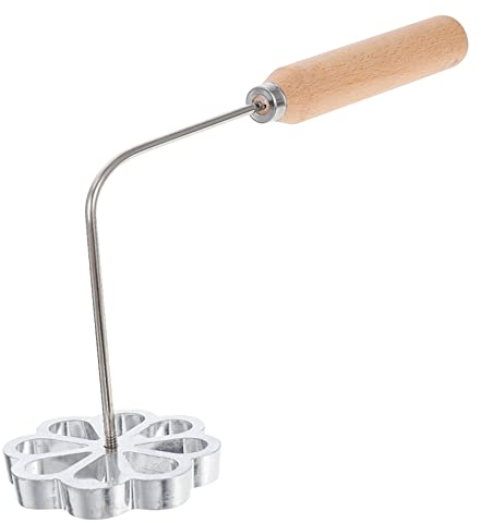 Molde Para Buñuelos De Viento Mexicanos- A-leación De Aluminio Buñuelos De Viento Molde Con Mango De Madera- Moldes Para Buñuelos De Viento