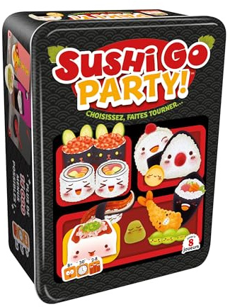 Asmodee - Sushi Go Party - Jeu d'Ambiance pour Adultes et Enfants dès 8 Ans