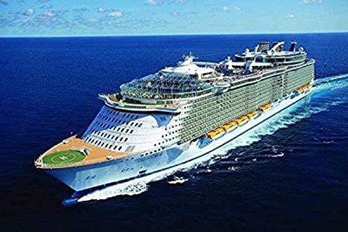 KESIMO Classic Jigsaw Puzzle 1000 Piece Adult Children Puzzle Deep Sea Cruise Ship Home Decor Intellectual Game 38 * 26cm