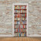 Adesivi Per Porte Interne 3d Moderno Libreria Murale Autoadesivo Decorazione Della Casa Adesivo Da Parete Adesivo Artistico Camera Da Letto Vetro Poster Rimovibile,77x200cm