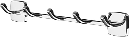 AM.PM Gem 5er-Set Handtuchhaken - Wandmontage Edelstahl Haken für Badezimmer, Kleiderhaken, Chrom (AGA35900)