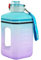 Bouteille Bouteille d'eau de Grande capacité avec Paille Gallon Gradient Fitness Bouteille de Boisson Time Marker Sports de Plein air Bouteilles Eau (Color : D, Size : 2.2L)