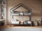 Flair Nest House Bunk Bed - Grey
