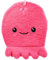 Dekohelden24 Waschhandschuh/Waschlappen/Kinder-Waschhandschuh, Motiv: rosa Oktopus, Größe H/B ca. 22 x 17 cm