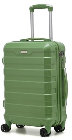 RMW Cabin Suitcase 20 inch Carry On Luggage Hard Shell Trolley | Lightweight 360° Spinner Wheels Reinforced zipper Adjustable Telescopic Handle 3 Digit TSA Lock
