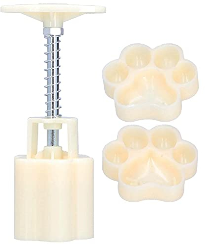 D I Y Dekorative Form, verdickte Bärentatzenform, handgepresst, dekorative Form mit 2 Druckstempeln für Kuchen, Kekse, Dessert, 50 g