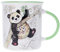 Kiub Mug avec des animaux - motif panda sur sa branche - matière porcelaine fine - contenance 320ML