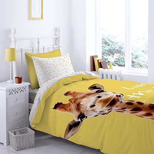 Giraffe Bettwäsche 135x200+80x80