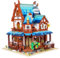 Oichy Bausteine Set, Modular Haus Bausteine Mittelalterliche Baukasten Straßenansicht Bausteine Kreatives Geschenk für Erwachsene und Kinder (1767 Stück)